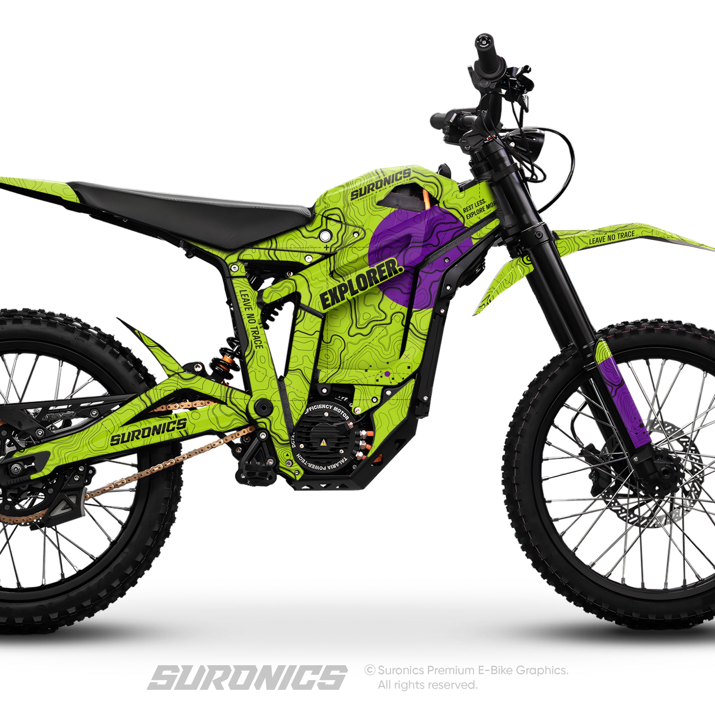 EXPLORER GREEN PURPLE Talaria Sting MX5 PRO Graphics kit