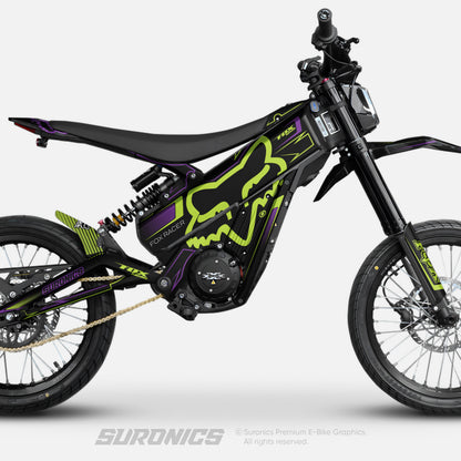 FOX RACER BLACK GREEN Talaria XXX Graphics kit
