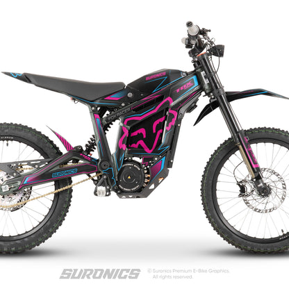 FOX RACER BLACK MAGENTA Talaria Sting MX3 MX4 Graphics kit