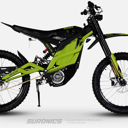 HALF BLACK GREEN 79Bike Falcon PRO / GT / M Graphics kit