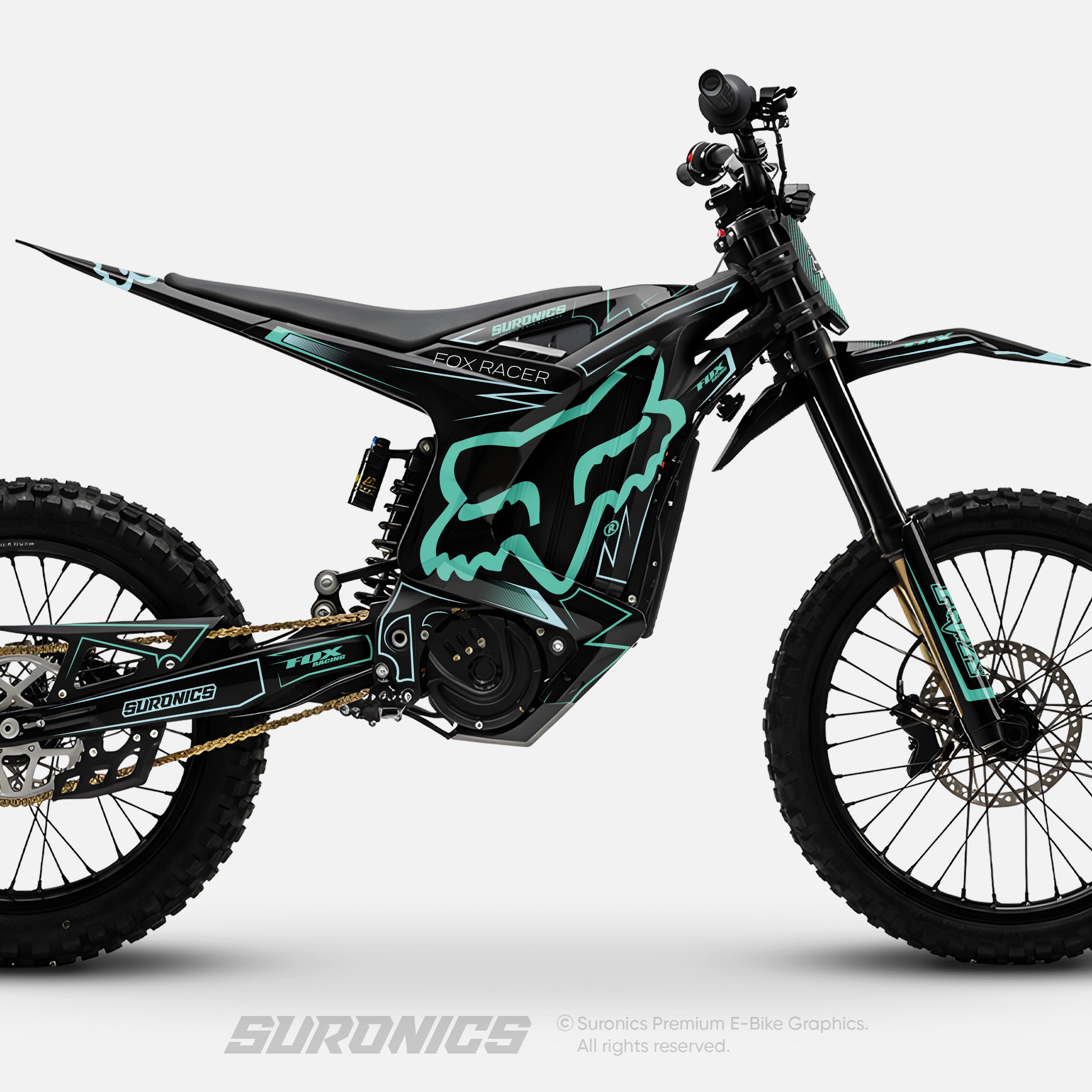 FOX RACER BLACK MINT Arctic Leopard XE Graphics kit