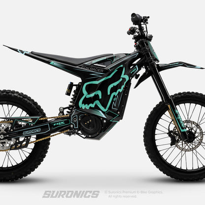 FOX RACER BLACK MINT Arctic Leopard XE Graphics kit