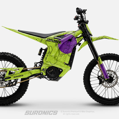 EXPLORER GREEN PURPLE Arctic Leopard XE Graphics kit