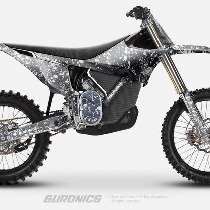 SPLATTER GREY WHITE Stark Varg Graphics kit