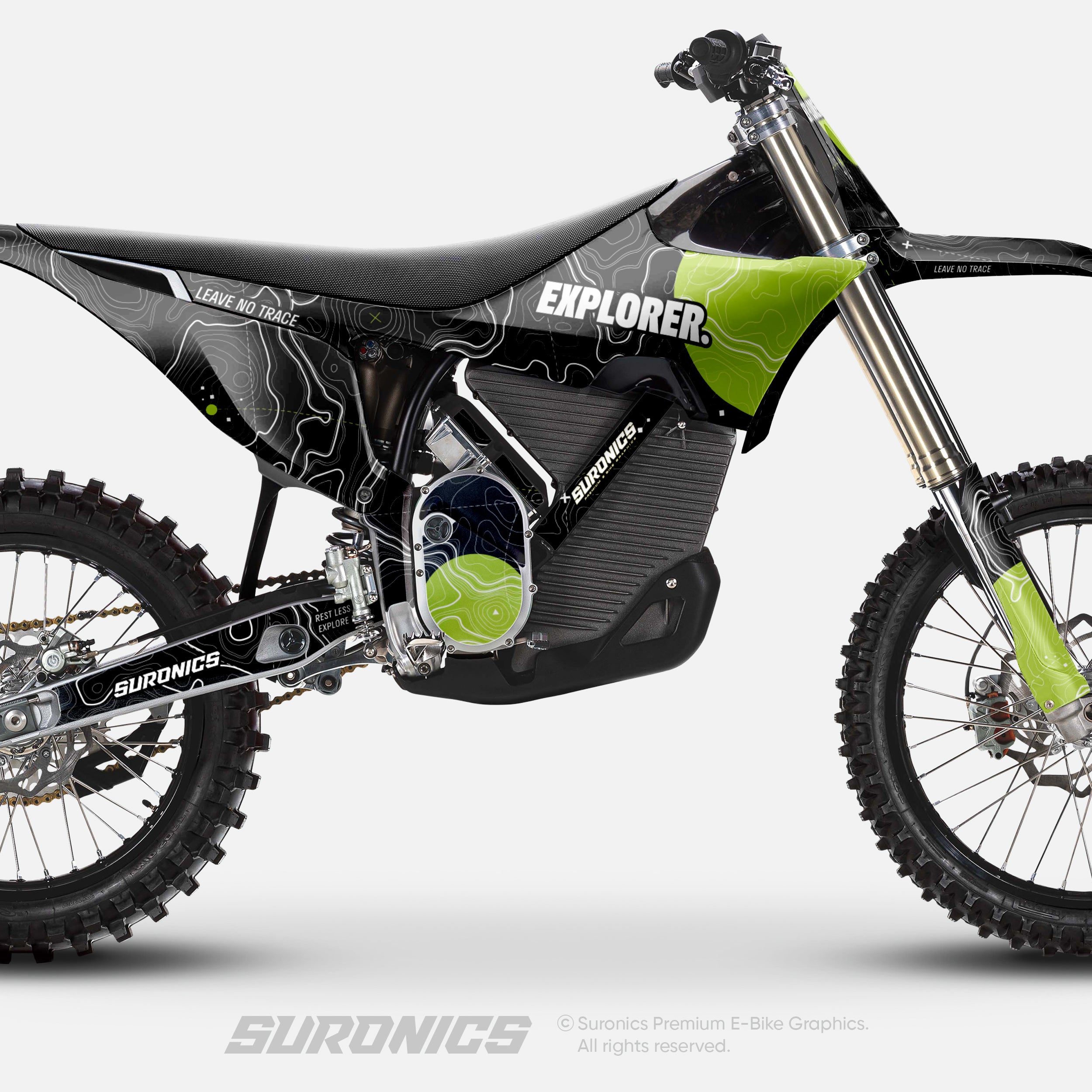 EXPLORER BLACK GREEN Stark Varg Graphics kit