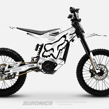FOX RACER WHITE BLACK Arctic Leopard XE Graphics kit