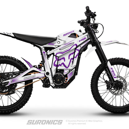 FOX RACER WHITE PURPLE Talaria Sting MX5 PRO Graphics kit