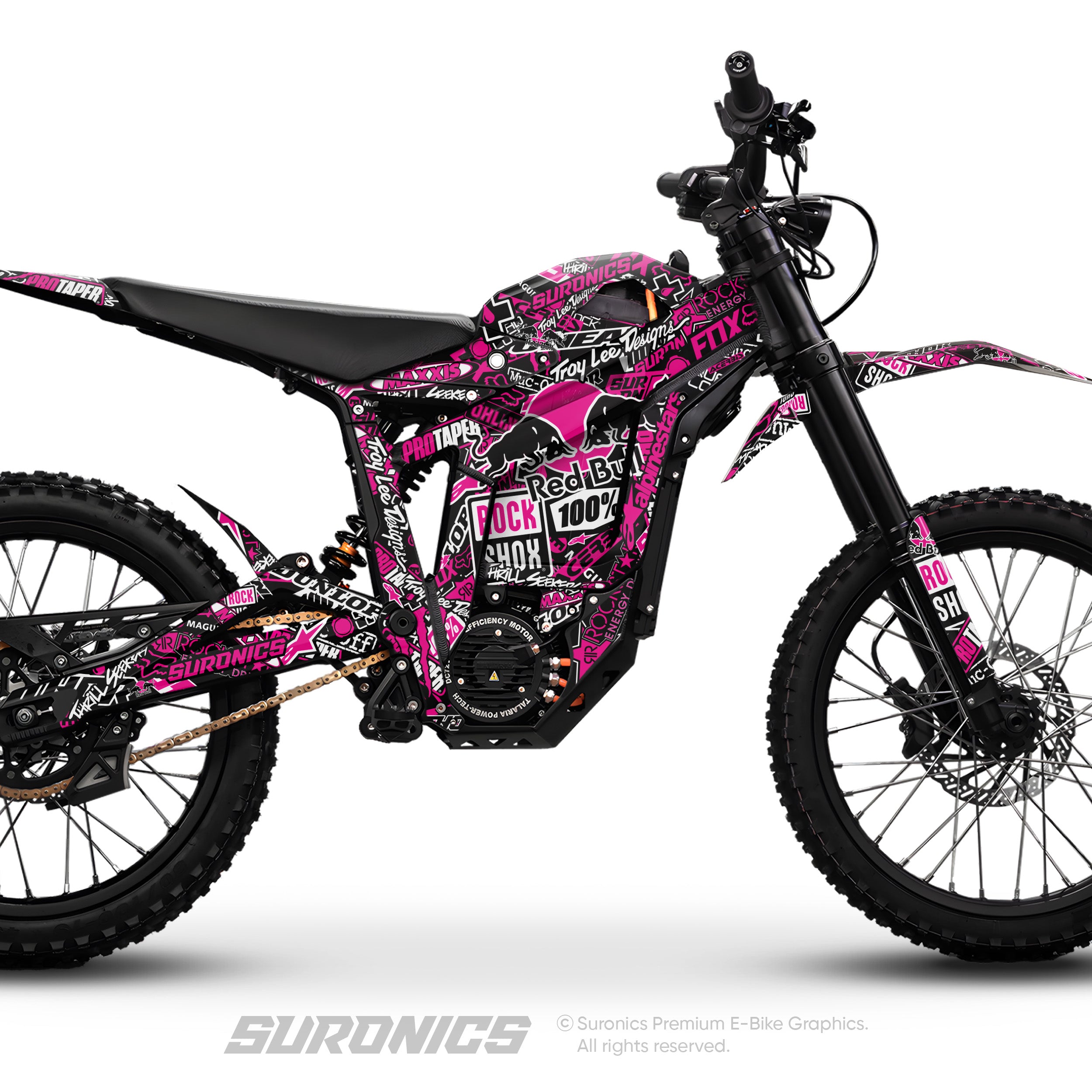 STICKY BLACK MAGENTA Talaria Sting MX5 PRO Graphics kit