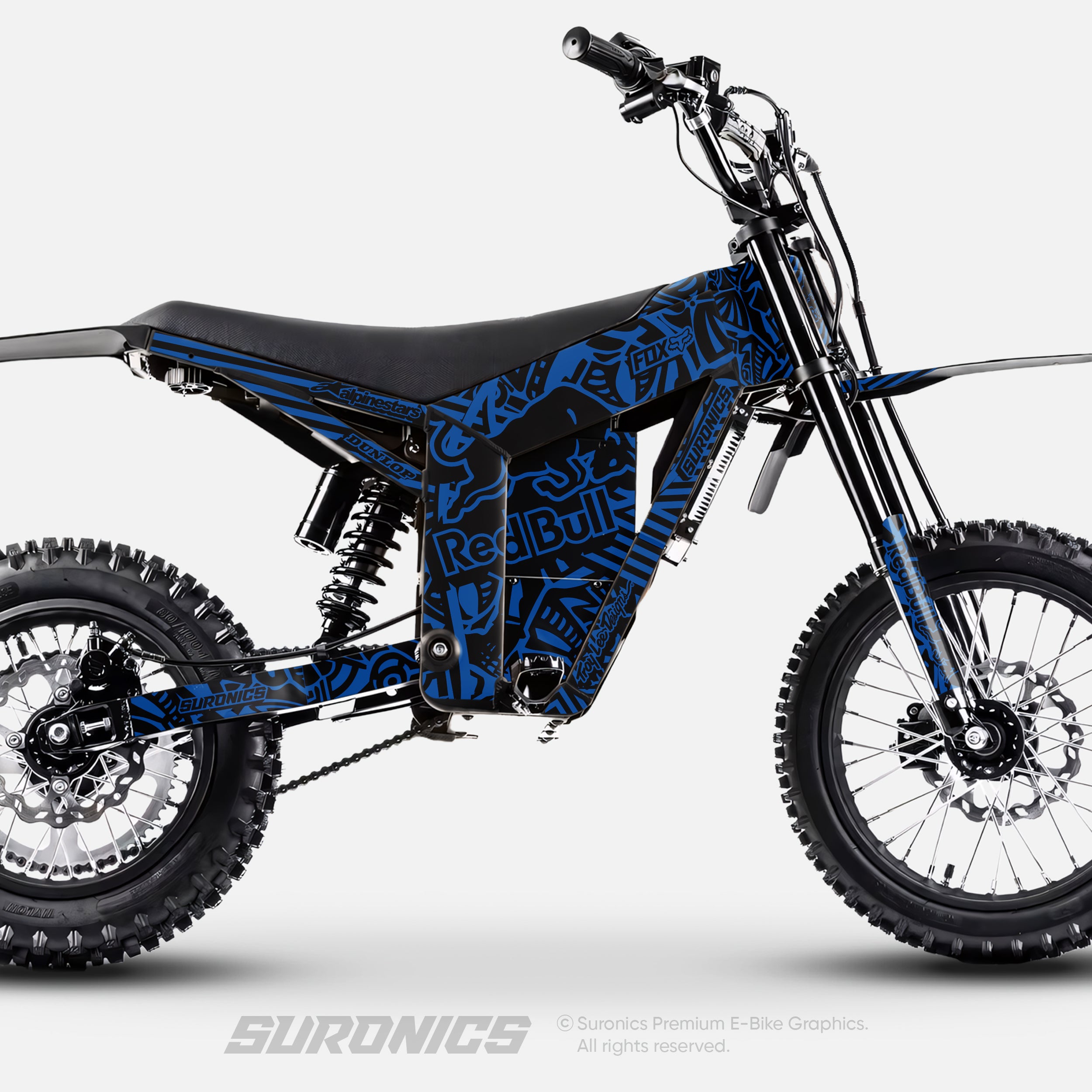 RACE ART BLACK BLUE Tuttio Soleil 01 Graphics kit