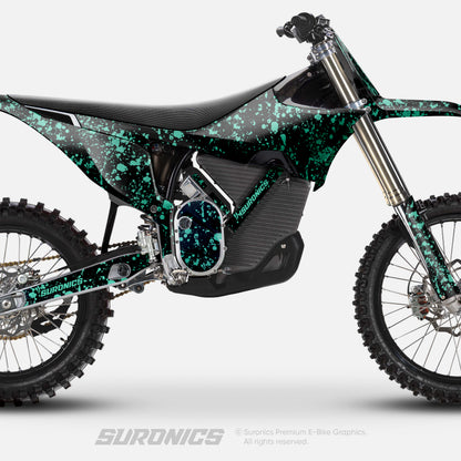 SPLATTER BLACK MINT Stark Varg Graphics kit