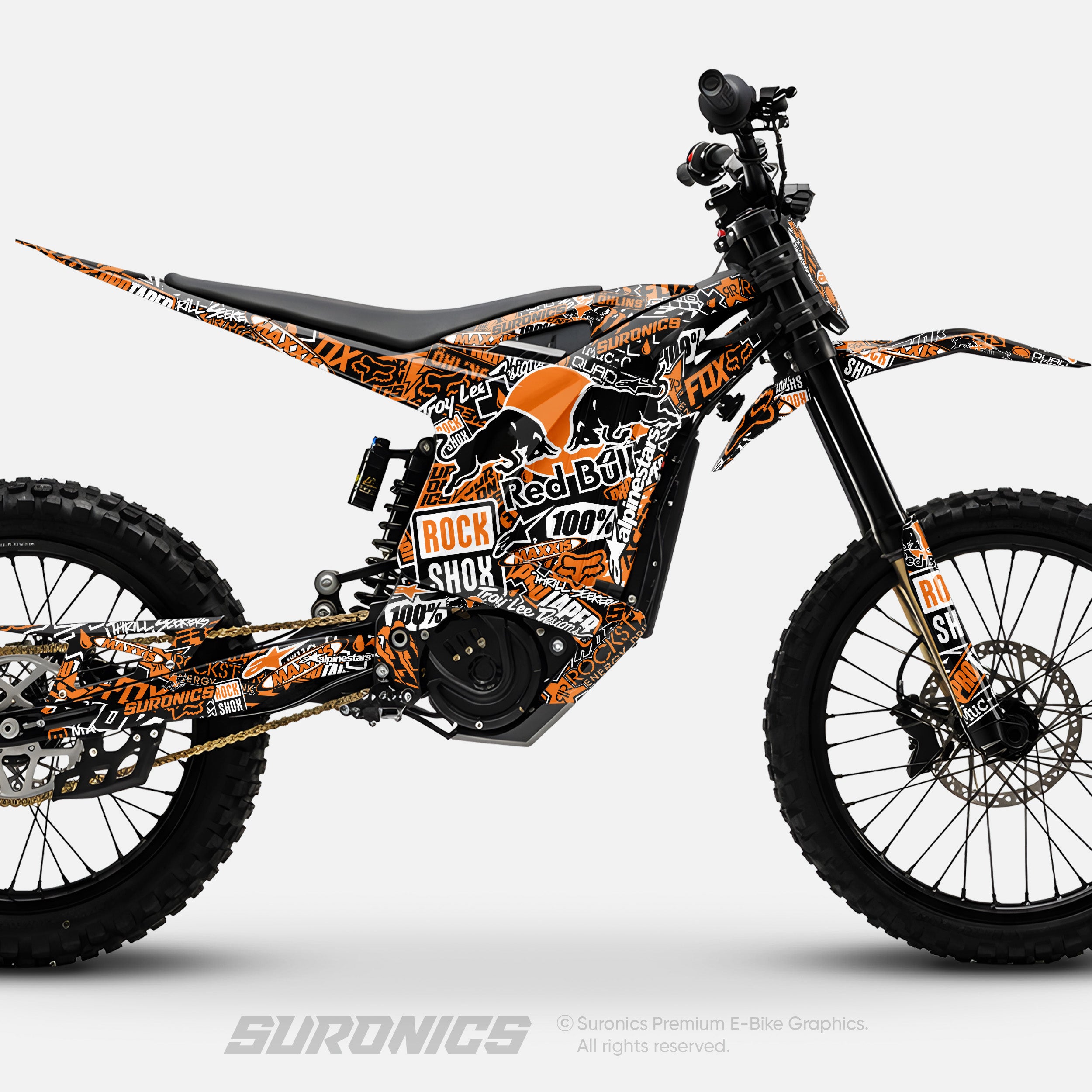 STICKY BLACK ORANGE Arctic Leopard XE Graphics kit