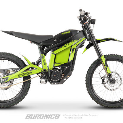 HALF BLACK GREEN Talaria Sting MX3 MX4 Graphics kit