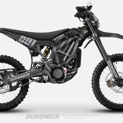FUTURACE GREY BLACK Surron Ultra Bee Graphics kit