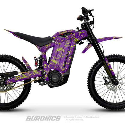 SPLATTER PURPLE GREEN Rerode R1 Graphics kit
