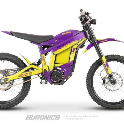 HALF PURPLE YELLOW Talaria Sting MX3 MX4 Graphics kit