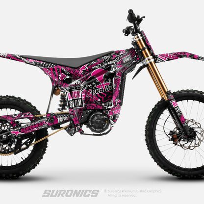 STICKY BLACK MAGENTA Talaria Komodo Graphics kit
