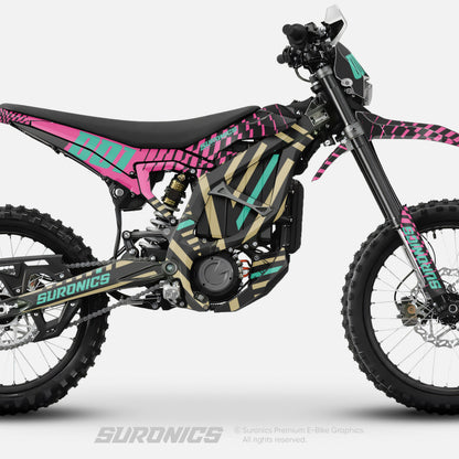 FUTURACE PINK MINT Surron Ultra Bee Graphics kit