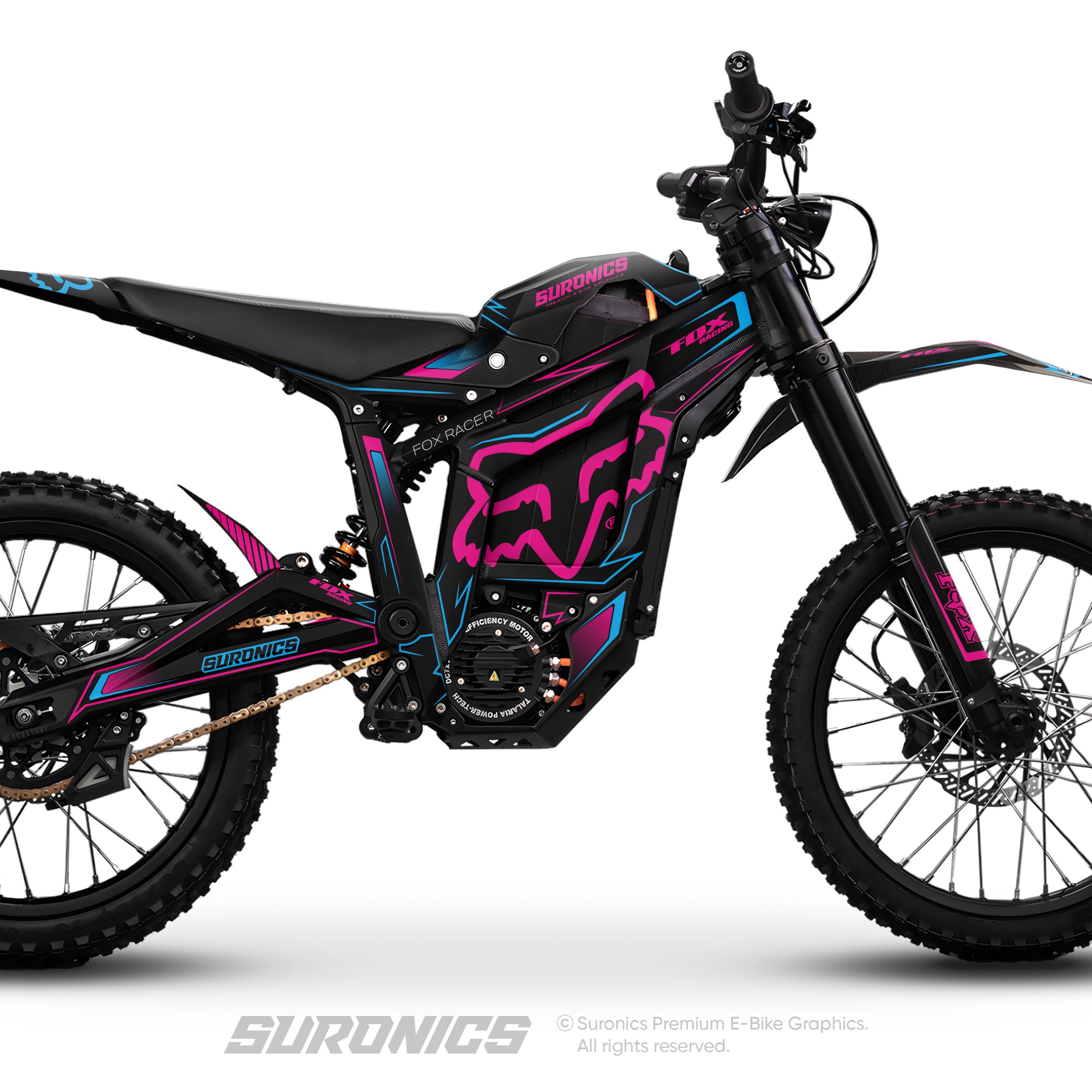 FOX RACER BLACK MAGENTA Talaria Sting MX5 PRO Graphics kit
