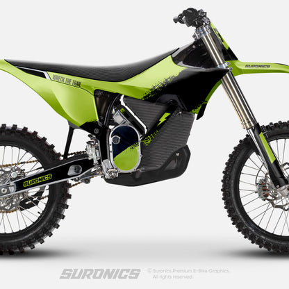 HALF GREEN BLACK Stark Varg Graphics kit