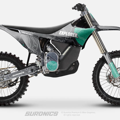 EXPLORER GREY MINT Stark Varg Graphics kit