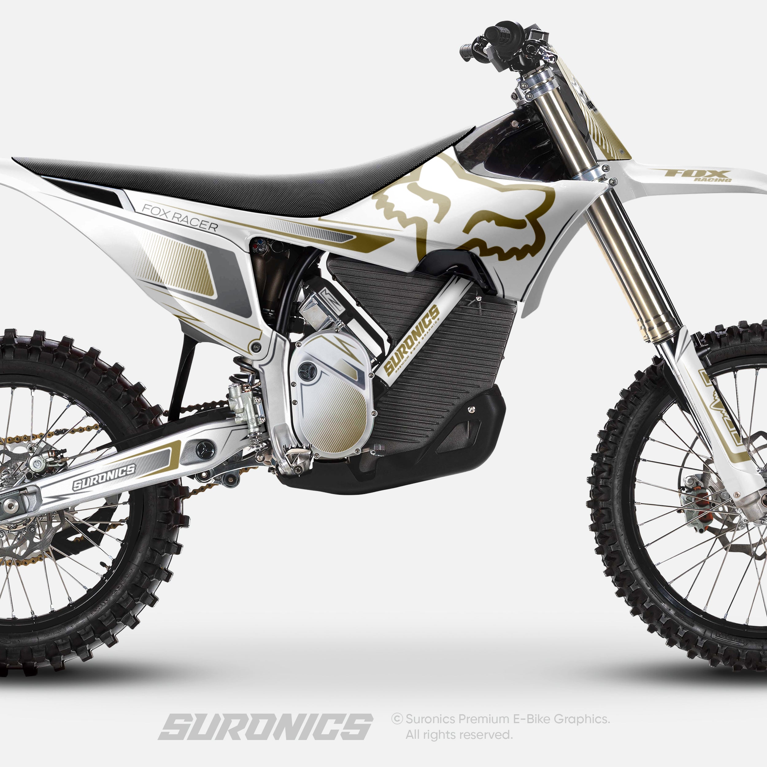 FOX RACER WHITE SANDER Stark Varg Graphics kit