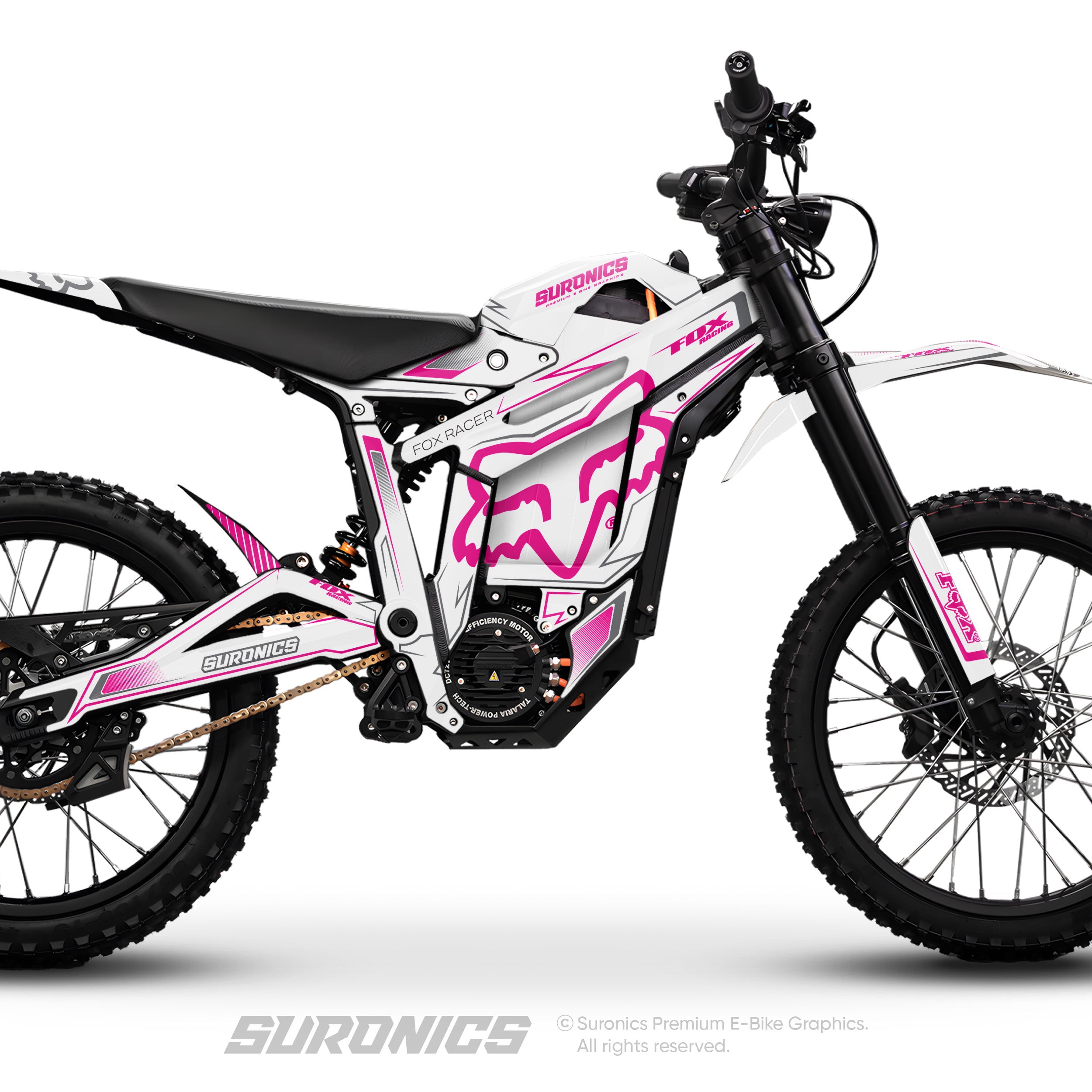 FOX RACER WHITE MAGENTA Talaria Sting MX5 PRO Graphics kit