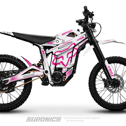 FOX RACER WHITE MAGENTA Talaria Sting MX5 PRO Graphics kit
