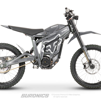 FOX RACER GREY WHITE Talaria Sting MX3 MX4 Graphics kit