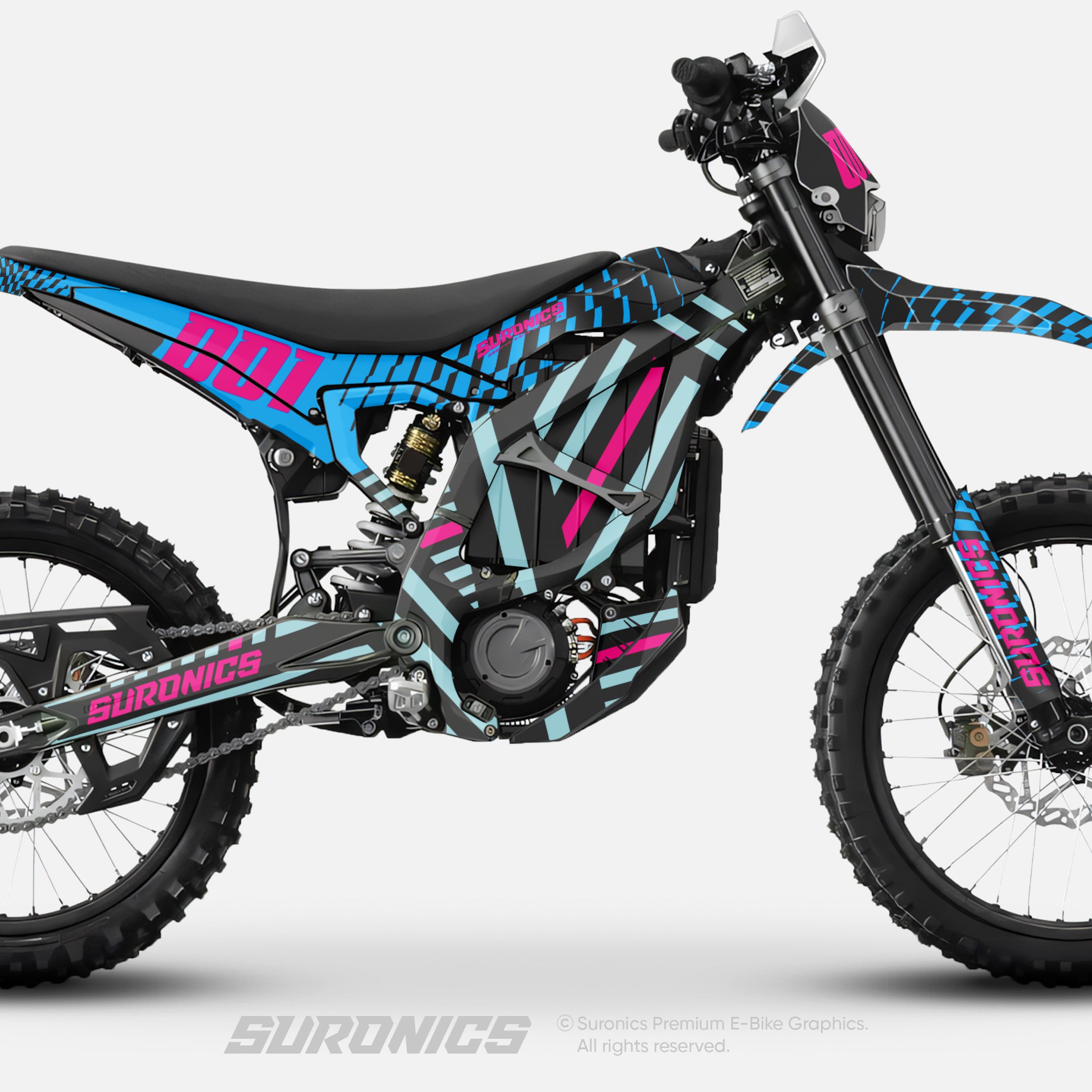 FUTURACE CYAN MAGENTA Surron Ultra Bee Graphics kit