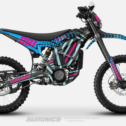 FUTURACE CYAN MAGENTA Surron Ultra Bee Graphics kit