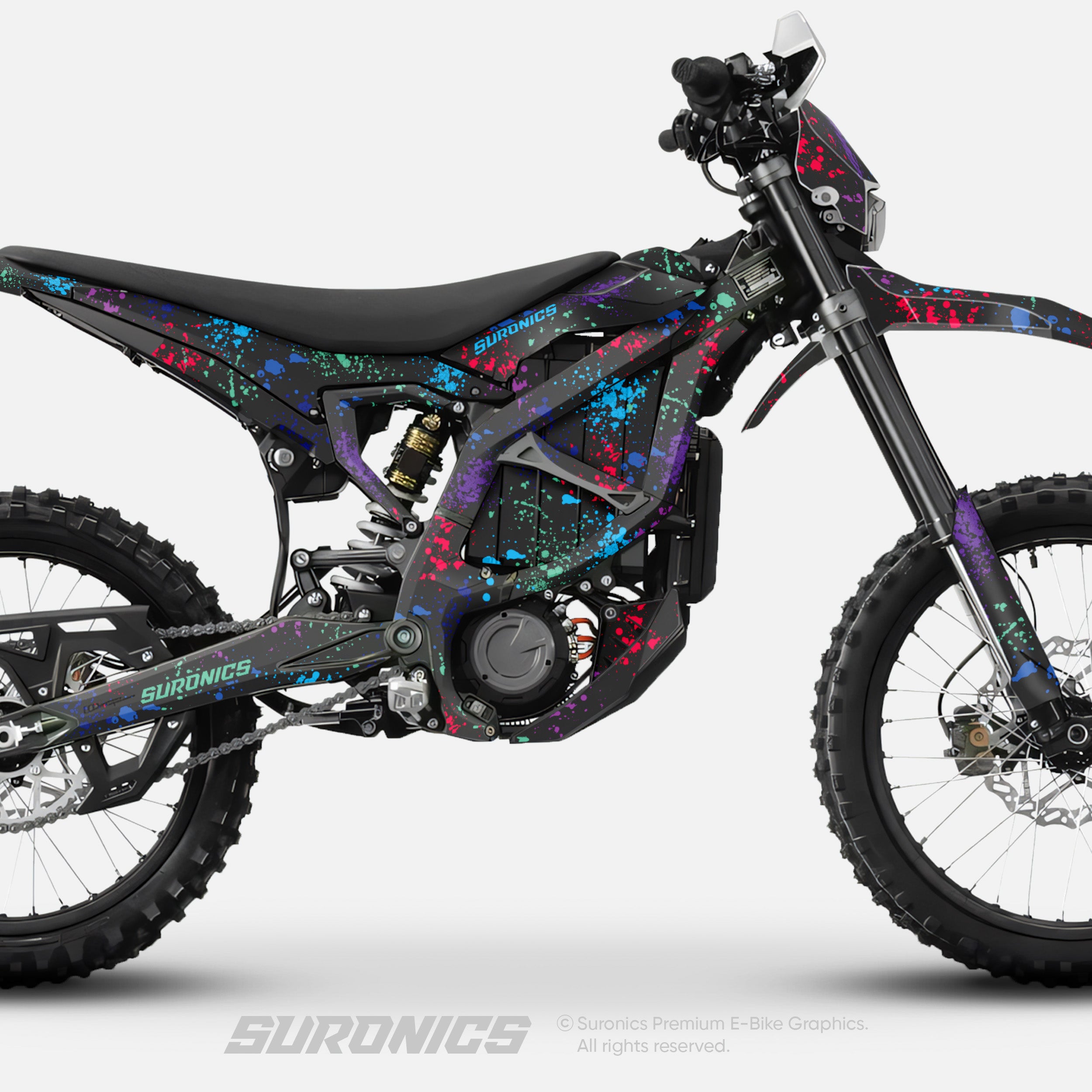 SPLATTER MULTICOLOR Surron Ultra Bee Graphics kit
