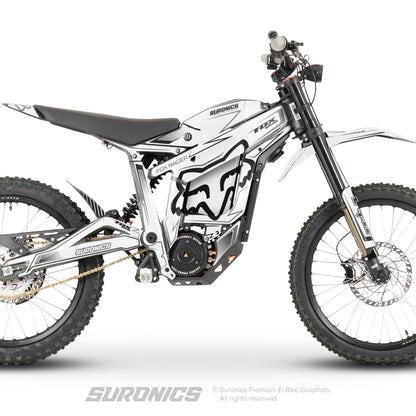 FOX RACER WHITE BLACK Talaria Sting MX3 MX4 Graphics kit