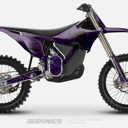 RACE ART BLACK PURPLE Stark Varg Graphics kit