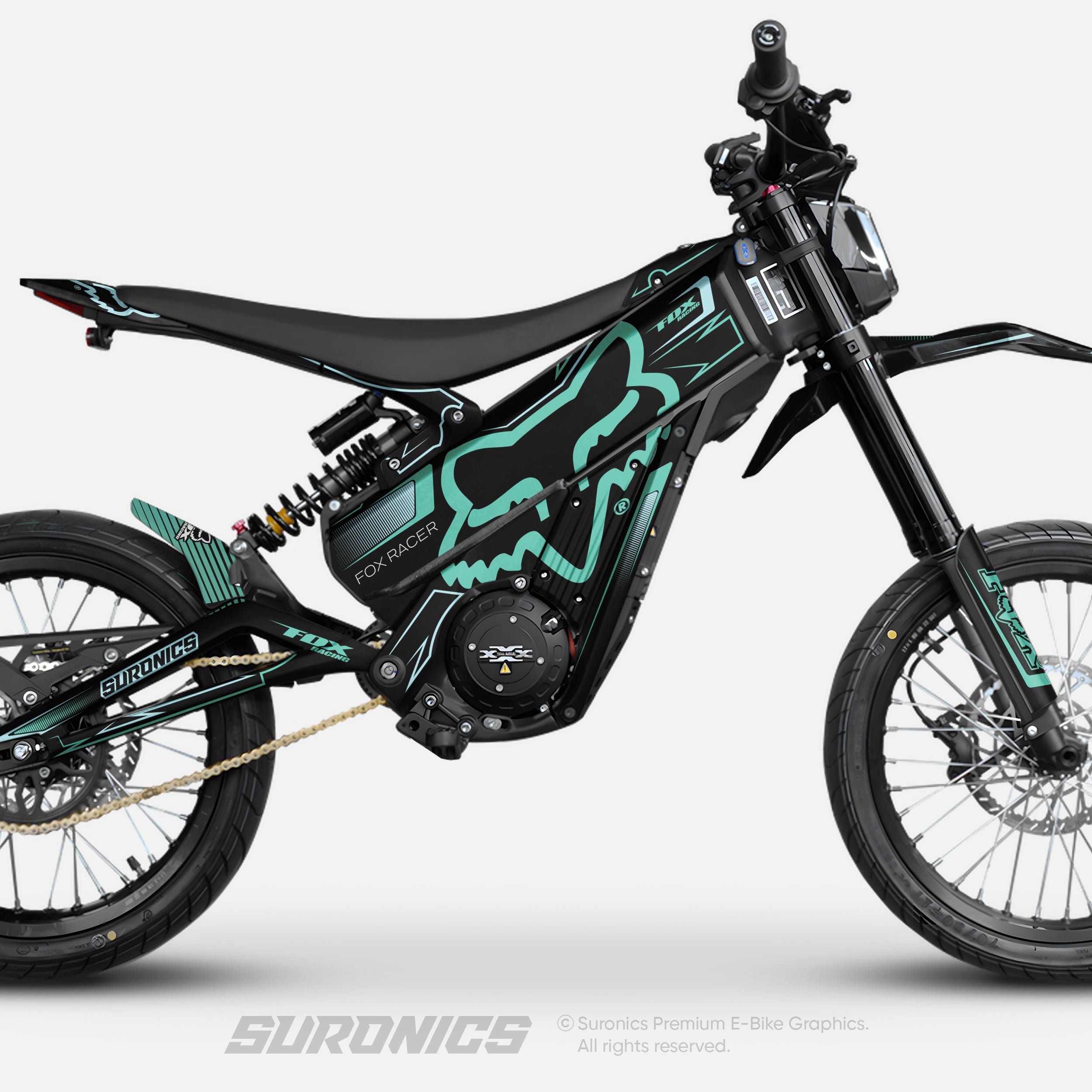 FOX RACER BLACK MINT Talaria XXX Graphics kit