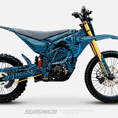 RACE ART BLACK CYAN Altis Sigma Graphics kit