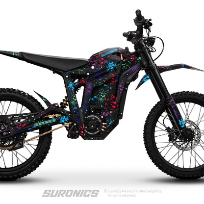 SPLATTER MULTICOLOR Talaria Sting MX5 PRO Graphics kit