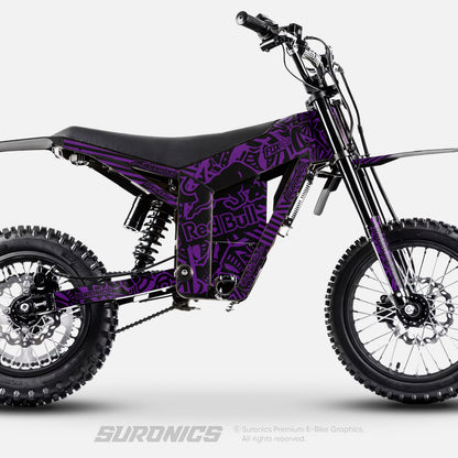 RACE ART BLACK PURPLE Tuttio Soleil 01 Graphics kit