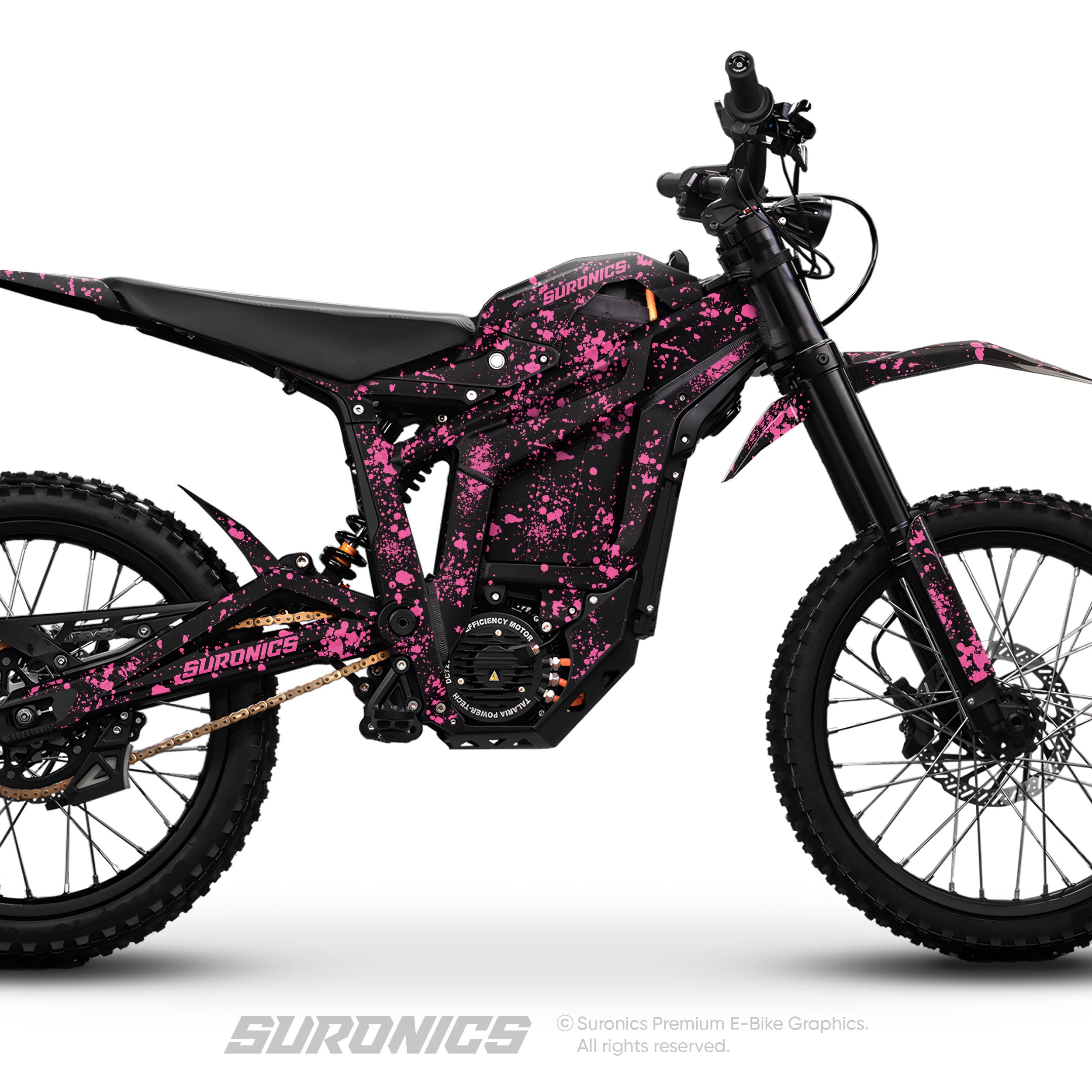 SPLATTER BLACK PINK Talaria Sting MX5 PRO Graphics kit