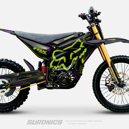 FOX RACER BLACK GREEN Altis Sigma Graphics kit
