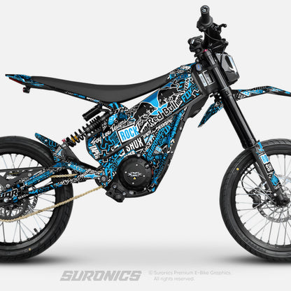 STICKY BLACK CYAN Talaria XXX Graphics kit