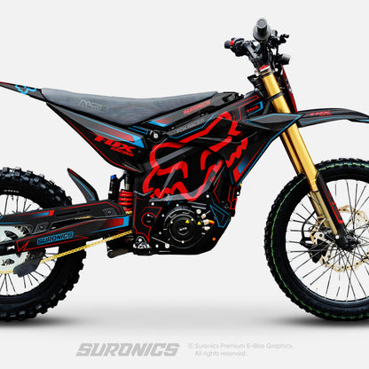FOX RACER BLACK RED Altis Sigma Graphics kit