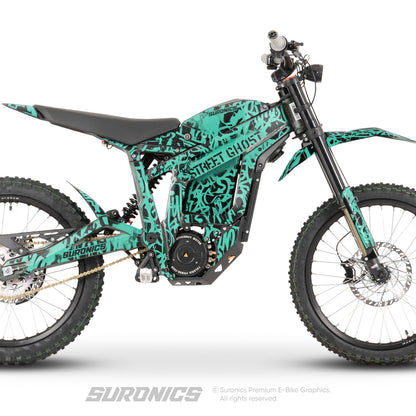 STREET GHOST BLACK MINT Talaria Sting MX3 MX4 Graphics kit