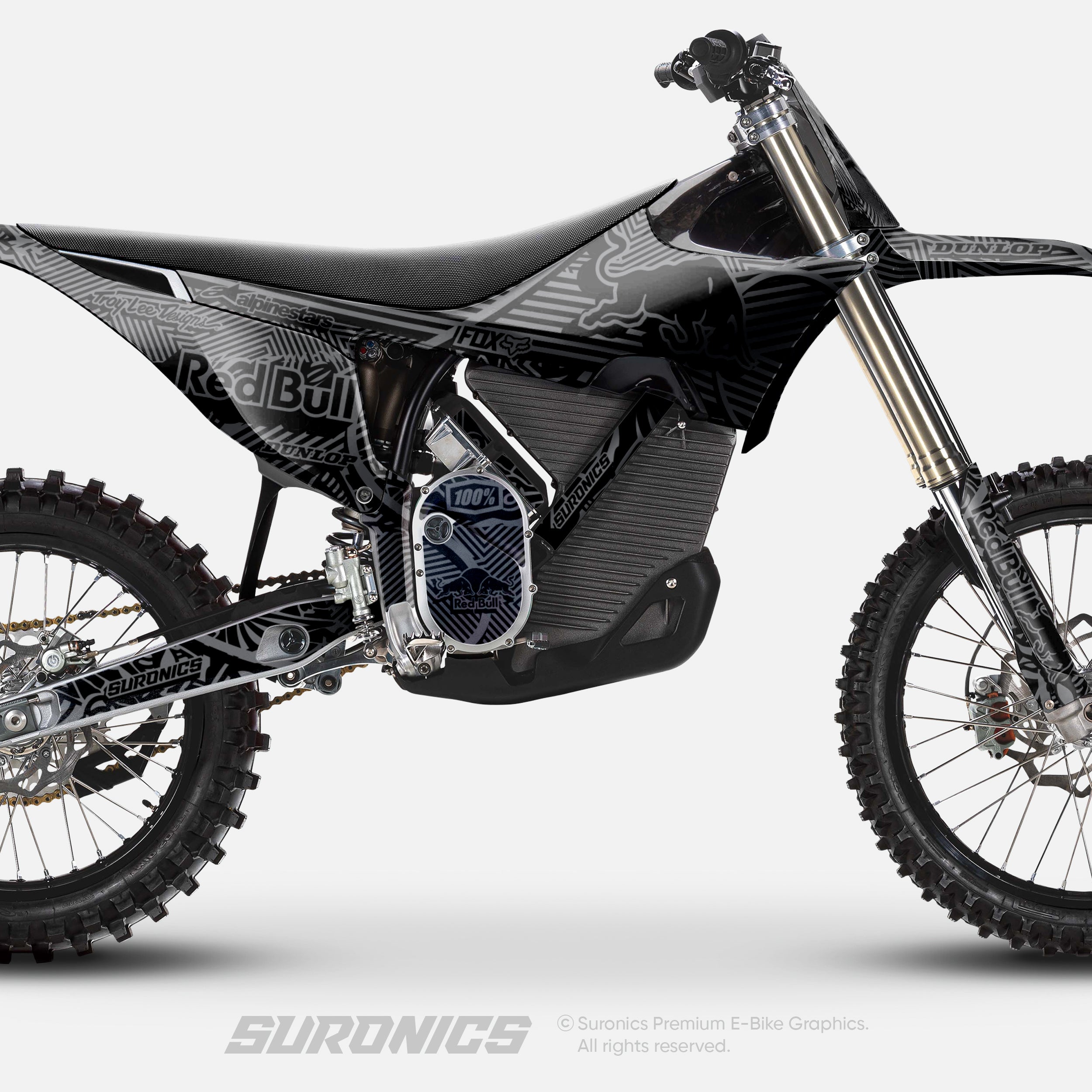 RACE ART BLACK GREY Stark Varg Graphics kit
