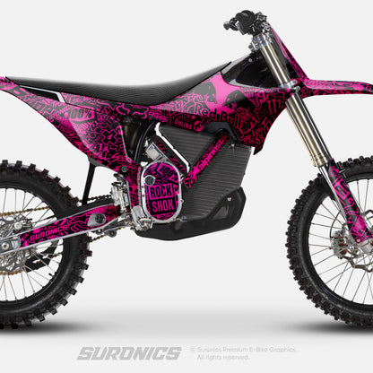 STICKY BLACK MAGENTA Stark Varg Graphics kit