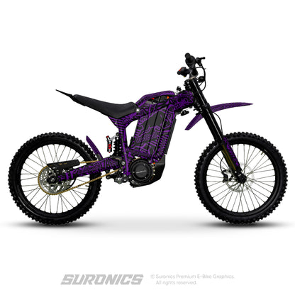 RACE ART BLACK PURPLE Rerode R1 Graphics kit