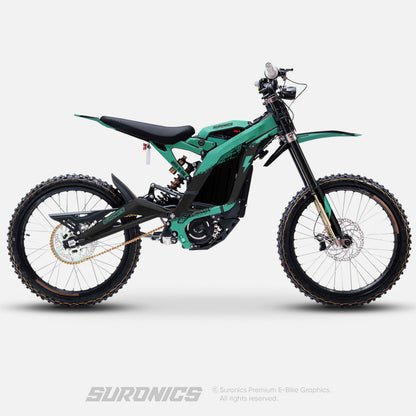 HALF BLACK MINT Surron Light Bee Graphics kit