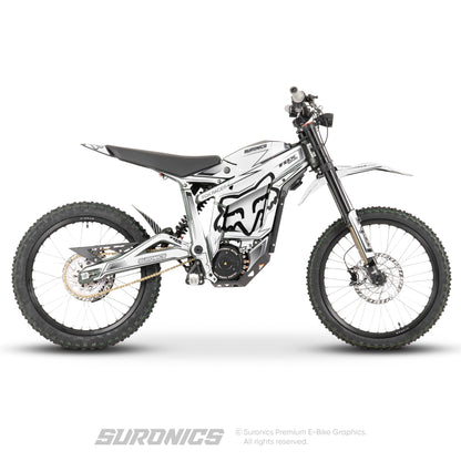 FOX RACER WHITE BLACK Talaria Sting MX3 MX4 Graphics kit
