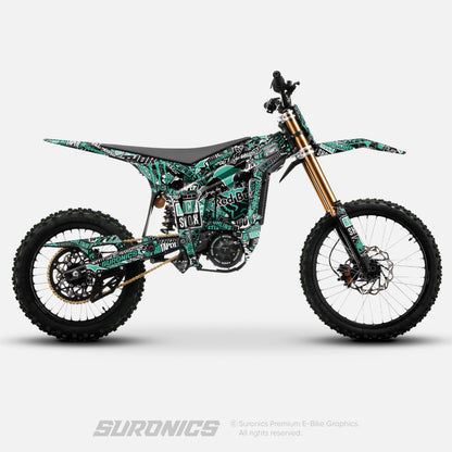 STICKY BLACK MINT Talaria Komodo Graphics kit