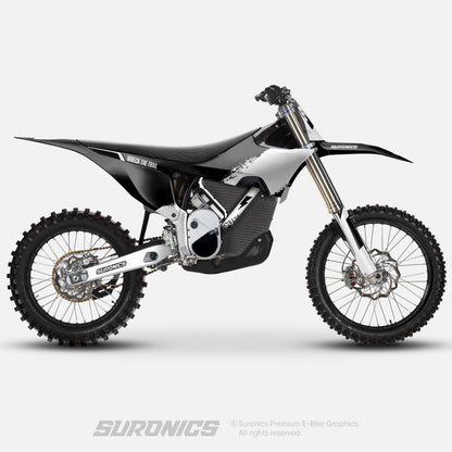 HALF BLACK WHITE Stark Varg Graphics kit