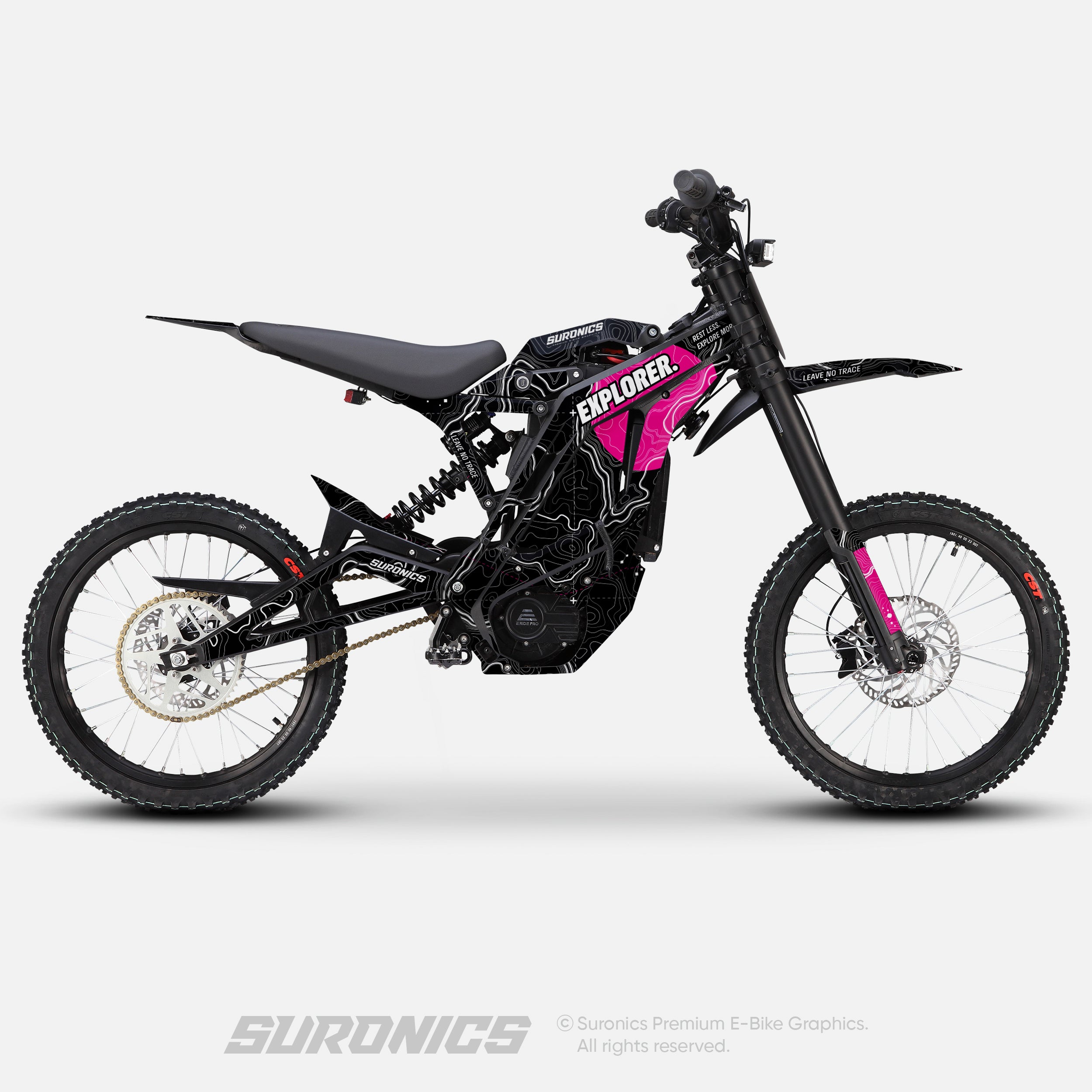 EXPLORER BLACK MAGENTA E-Ride Pro SS SR Graphics kit